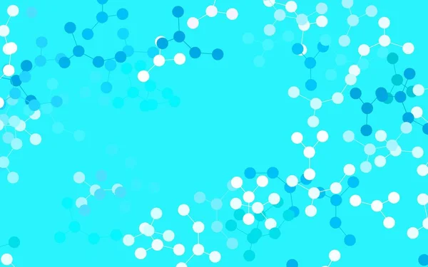 Bleu Clair Motif Vectoriel Vert Avec Réseau Intelligence Artificielle Design — Image vectorielle
