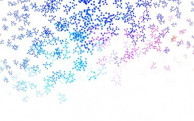 Açık mavi, yapay zeka yapısına sahip kırmızı vektör şablonu. Parlak renkli bir illüstrasyon ve yapay zekanın gerçek yapısı. Bilim için desen, geleceksel tasarımlar..