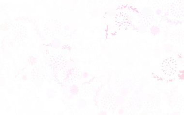 Açık mor vektör doğal arkaplan çiçekli, güllü. Renkli, soyut karalama çiçekleri olan bir resim. Ağ ve ambalaj için elle boyanmış tasarım.