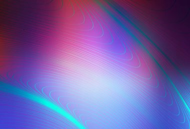 Açık mavi, kırmızı vektör dokusu ve ince çizgileri var. Kavisli çizgilerden oluşan parlak bir illüstrasyon. Tasarımınız için basit şablon.