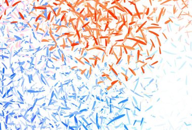 Parlak çizgili açık pembe vektör arkaplanı. Renkli çubuklarla, soyut çizimler. Reklam, kitapçıklar, broşürler için desen.