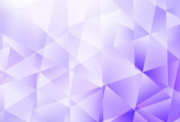 Lichtpaarse Vector Gradiënt Driehoeken Patroon Kleurrijke Abstracte Illustratie Met Driehoeken — Stockvector