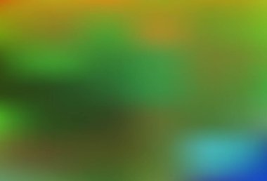 Açık yeşil, sarı vektör soyut bulanık arkaplan. Görüntü tarzında tamamen yeni bir renkli çizim. Tasarımlar için arka plan.