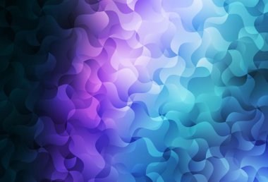 Koyu pembe, mavi vektör arkaplan ve ince çizgiler. Basit çizgilerle renkli gradyan çizimi. İş tasarımınız için şablon.