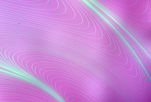 Светло Розовый Векторный Фон Кривыми Линиями Образец Красочными Линиями Формами — стоковый вектор