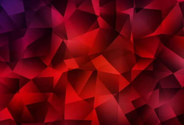 Темно Червоний Векторний Багатокутний Шаблон Креативна Геометрична Ілюстрація Стилі Орігамі — стоковий вектор