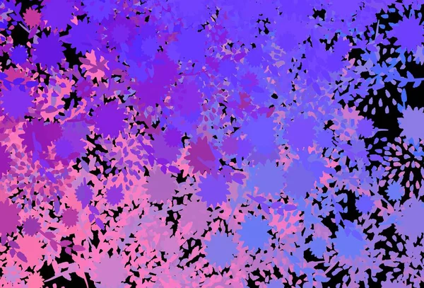 Светло Розовая Синяя Векторная Текстура Различными Формами Декоративный Дизайн Абстрактном — стоковый вектор