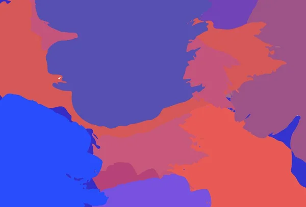 Açık Mavi Kaotik Şekilli Kırmızı Vektör Şablonu Modern Tarzda Değişen — Stok Vektör