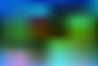 Açık mavi, yeşil vektör parlak deseni bulanıklaştırdı. Soyut renkli gradyan çizimi. İşiniz için en iyi bulanık tasarım..