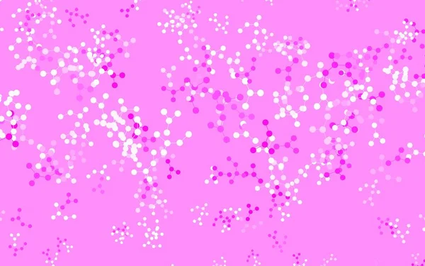 Світло Рожевий Векторний Візерунок Мережею Штучного Інтелекту Блискучі Барвисті Ілюстрації — стоковий вектор