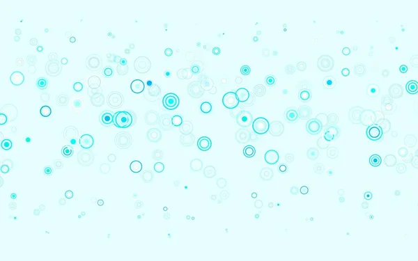 Светло Зеленая Векторная Текстура Дисками Размытые Пузыри Абстрактном Фоне Красочным — стоковый вектор