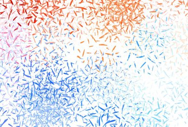 Açık Pembe, tekrarlanan çubuklarla kırmızı vektör şablonu. Soyut şablon üzerinde çizgileri olan renkli, parlak bir illüstrasyon. Reklamınız, posteriniz, afişiniz için en iyi tasarım.