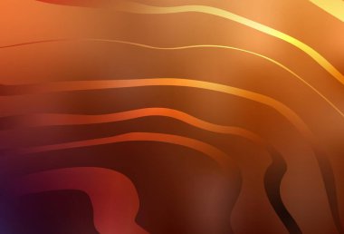 Koyu turuncu çizgili vektör düzeni. Soyut tarzda gradyan çizgilerle akıllı illüstrasyon. Marka kitabı için şık bir desen.