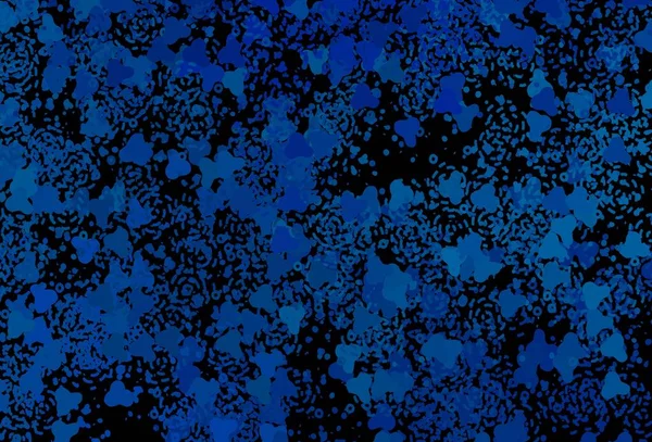 Ciemnoniebieska Struktura Wektorowa Abstrakcyjnymi Formami Ilustracja Kolorowymi Gradientowymi Kształtami Abstrakcyjnym — Wektor stockowy