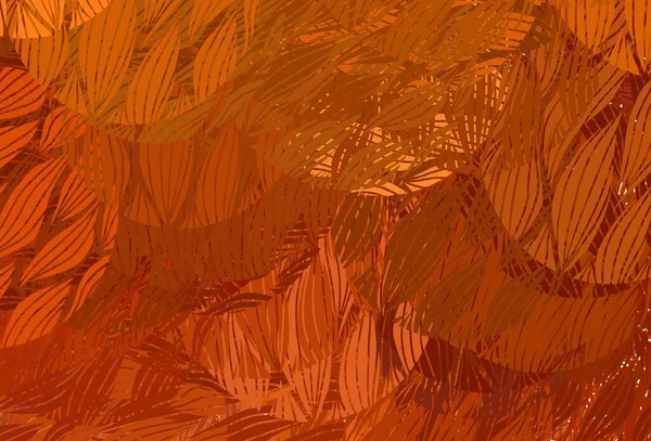Sötét Narancs Vektor Textúra Absztrakt Formákkal Modern Absztrakt Illusztráció Színes — Stock Vector