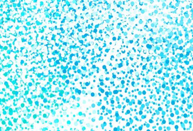 Açık mavi, diskli yeşil vektör dokusu. Doğa tarzında bulanık halkaları olan güzel renkli çizimler. Fütürist reklamlar ve kitapçıklar için şablon.