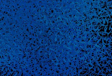 Renkli çizgileri olan koyu mavi vektör dokusu. Çizgilerle modern geometrik soyut çizim. Reklamınız, posteriniz, afişiniz için en iyi tasarım.