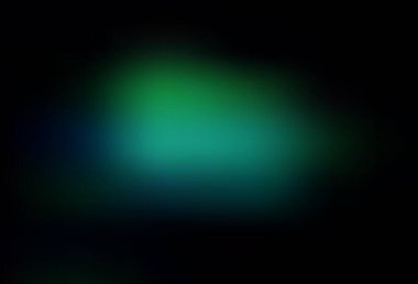 Koyu yeşil vektör parlak soyut arkaplanı bulanıklaştırdı. Gradyan ile modern soyut çizim. İşiniz için yeni tasarım.