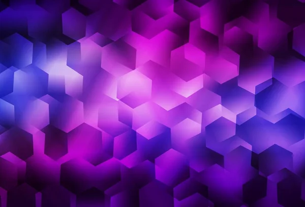 Шаблон Светло Фиолетовых Розовых Векторных Треугольников Образец Многоугольной Формы Текстурированный — стоковый вектор