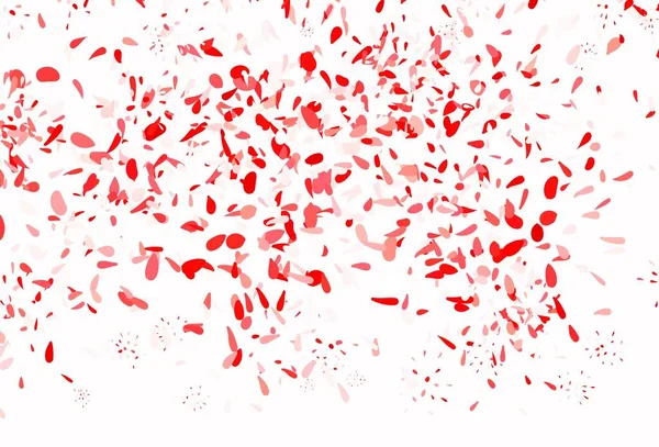 Светло Красный Вектор Натурального Искусства Листьями Листья Размытом Абстрактном Фоне — стоковый вектор