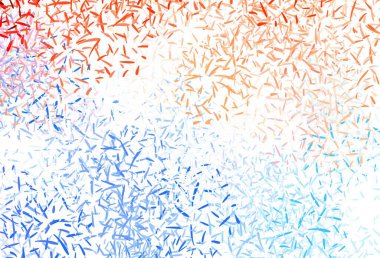 Düz çizgileri olan açık pembe vektör düzeni. Renkli çubuklarla, soyut çizimler. Reklamlar, posterler, afişler için desen.