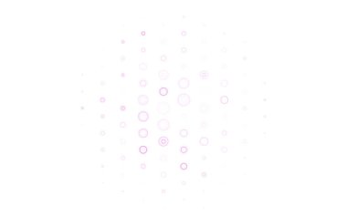 Açık Mor, daireli pembe vektör şablonu. Doğa tarzında bulanık halkaları olan güzel renkli çizimler. Güzel web siteleri için desen.