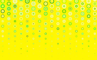 Açık Mavi, noktalı yeşil vektör arkaplanı. Doğa tarzında renkli baloncuklu soyut illüstrasyon. Fütürist reklamlar ve kitapçıklar için şablon.