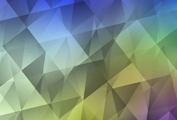 Modèle Polygonal Abstrait Vecteur Multicolore Clair Illustration Colorée Dans Style — Image vectorielle