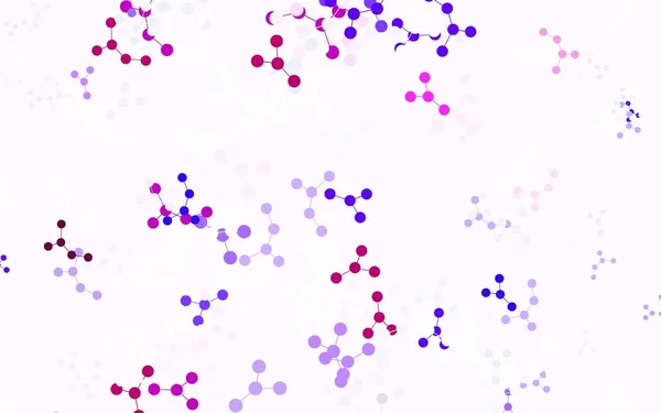 Світло Фіолетовий Векторний Візерунок Мережею Штучного Інтелекту Кольорова Структура Штучного — стоковий вектор