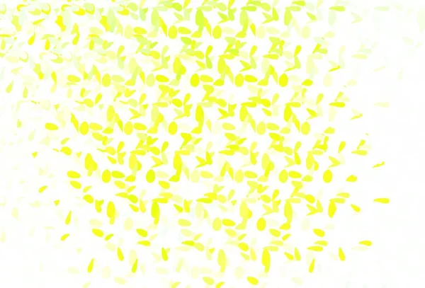 Texture Vectorielle Vert Clair Jaune Avec Disques Illustration Avec Ensemble — Image vectorielle