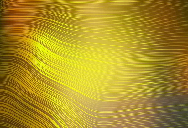 Dark Green Yellow Vector Colorful Blur Backdrop Elegant Bright Illustration — Stock Vector