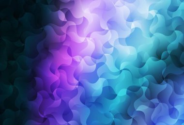 Koyu pembe, çizgileri olan mavi vektör şablonu. Değişken çizgileri olan renkli geometrik örnek. Cep telefonu ekranları için arkaplan.