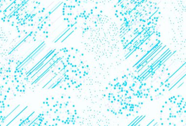 Açık pembe, küreli mavi vektör deseni. Bulanık yağmur damlaları olan soyut bir çizim. İş ilanınız için tasarım.