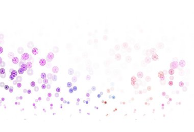 Açık yeşil, küreli kırmızı vektör deseni. Bulanık dekoratif tasarım baloncuklu soyut tarzda. Güzel web siteleri için desen.