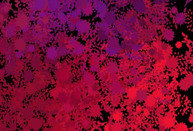 Koyu mor, soyut şekilli pembe vektör dokusu. Rastgele şekillerle soyut tarzda dekoratif tasarım. Kartvizitiniz için modern tasarım.