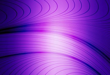 Açık Mor, eğri çizgileri olan pembe vektör arkaplan. Eğimli çizgileri olan zarif parlak bir illüstrasyon. Fikirlerin için bir örnek..