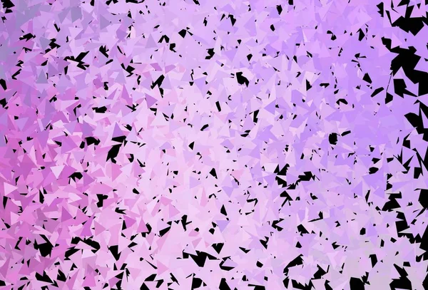 Темно Фиолетовый Векторный Фон Треугольниками Красивая Иллюстрация Треугольниками Стиле Природы — стоковый вектор
