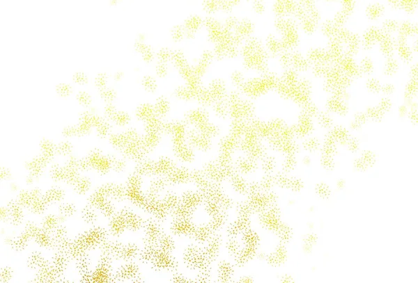 葉を持つ薄黄色のベクトルドアパターン 抽象的なテンプレート上のドドルで装飾的なイラスト ウェブサイト バナーのためのテクスチャパターン — ストックベクタ
