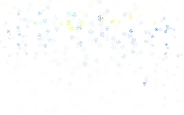 绿色矢量图案与球体 采用带气泡的抽象风格的模糊装饰设计 招贴画设计 网站横幅设计 — 图库矢量图片