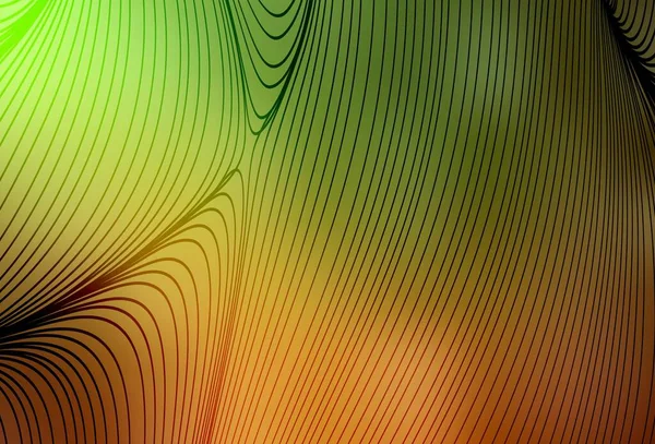 Hellgrüner Gelber Vektorhintergrund Mit Schiefen Linien Kreative Illustration Halbtonstil Mit — Stockvektor