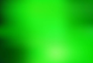 Açık yeşil vektör parlak şablonu bulanıklaştırdı. Gradyan ile modern soyut çizim. Marka kitabı için zarif bir arkaplan.