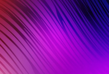 Açık Mor, eğri çizgili pembe vektör şablonu. Eğimli çizgileri olan zarif parlak bir illüstrasyon. Markan için yeni kompozisyon.