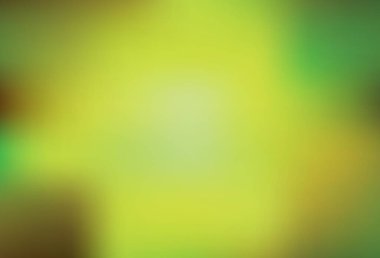 Açık yeşil, sarı vektör soyut bulanık arkaplan. Yaratıcı illüstrasyon, yarım tonlu ve eğimli. İşiniz için yepyeni bir tasarım..