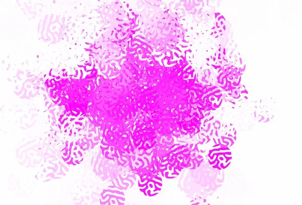 Světle Růžové Vektorové Pozadí Abstraktními Tvary Jednoduchá Barevná Ilustrace Abstraktními — Stockový vektor