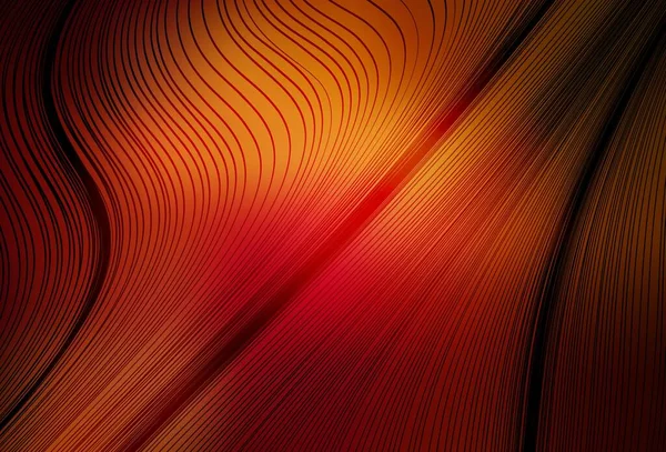 Rojo Oscuro Patrón Borroso Vector Amarillo Ilustración Abstracta Brillante Con — Archivo Imágenes Vectoriales