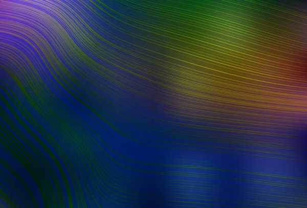 深蓝色 黄色矢量光滑的抽象布局 带渐变的彩色抽象图解 手机的背景 — 图库矢量图片