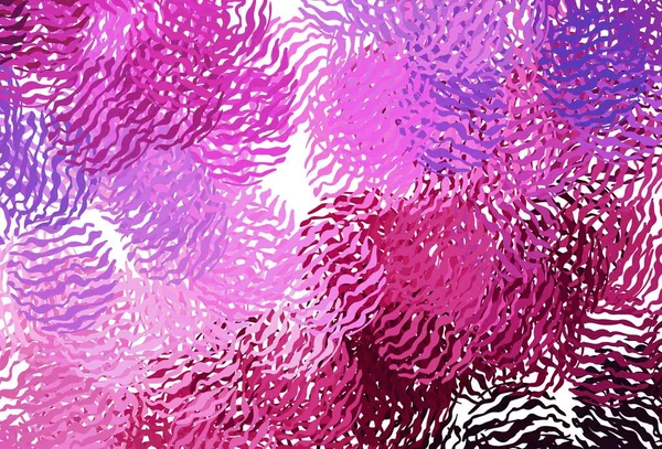 Dark Purple Pink Vector Background Wry Lines Elegant Bright Illustration — Stock Vector