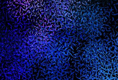 Koyu pembe, keskin çizgileri olan mavi vektör deseni. Soyut şablon üzerinde çizgileri olan renkli, parlak bir illüstrasyon. Meşgul web siteleriniz için şablon.