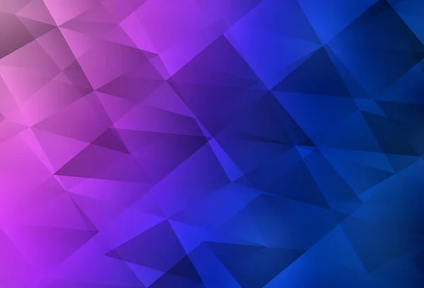 Світло Рожевий Синій Вектор Абстрактний Мозаїчний Візерунок Елегантна Яскрава Багатокутна — стоковий вектор