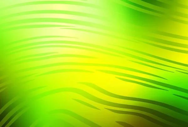 Verde Claro Vetor Amarelo Desfocado Textura Brilhante Ilustração Colorida Estilo — Vetor de Stock